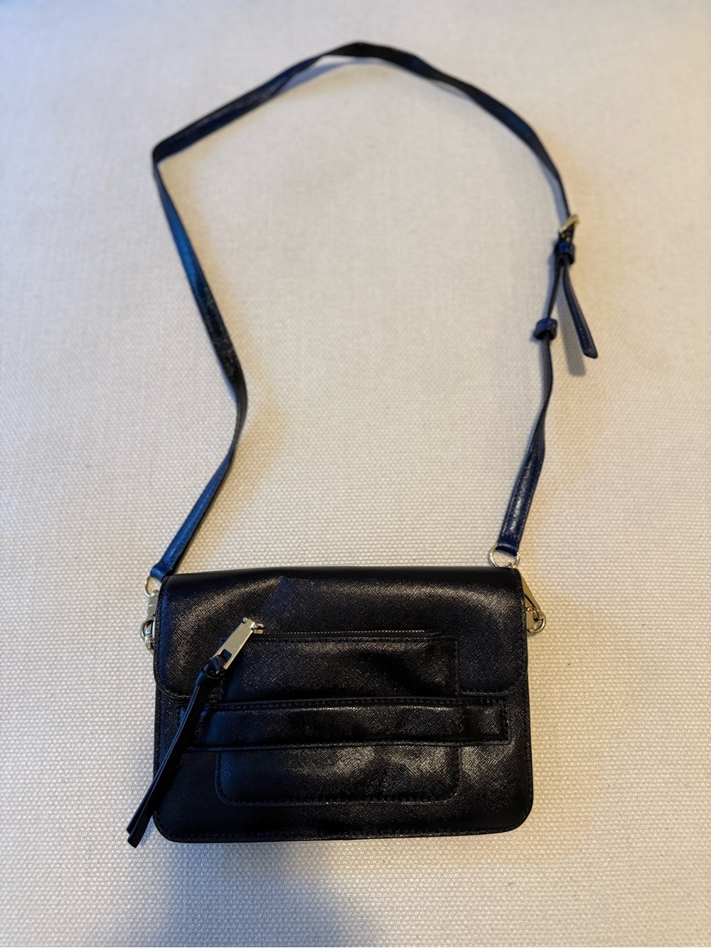 Marc Jacobs Black Leather Crossbody Shoulder Bag - Picture 2 of 12